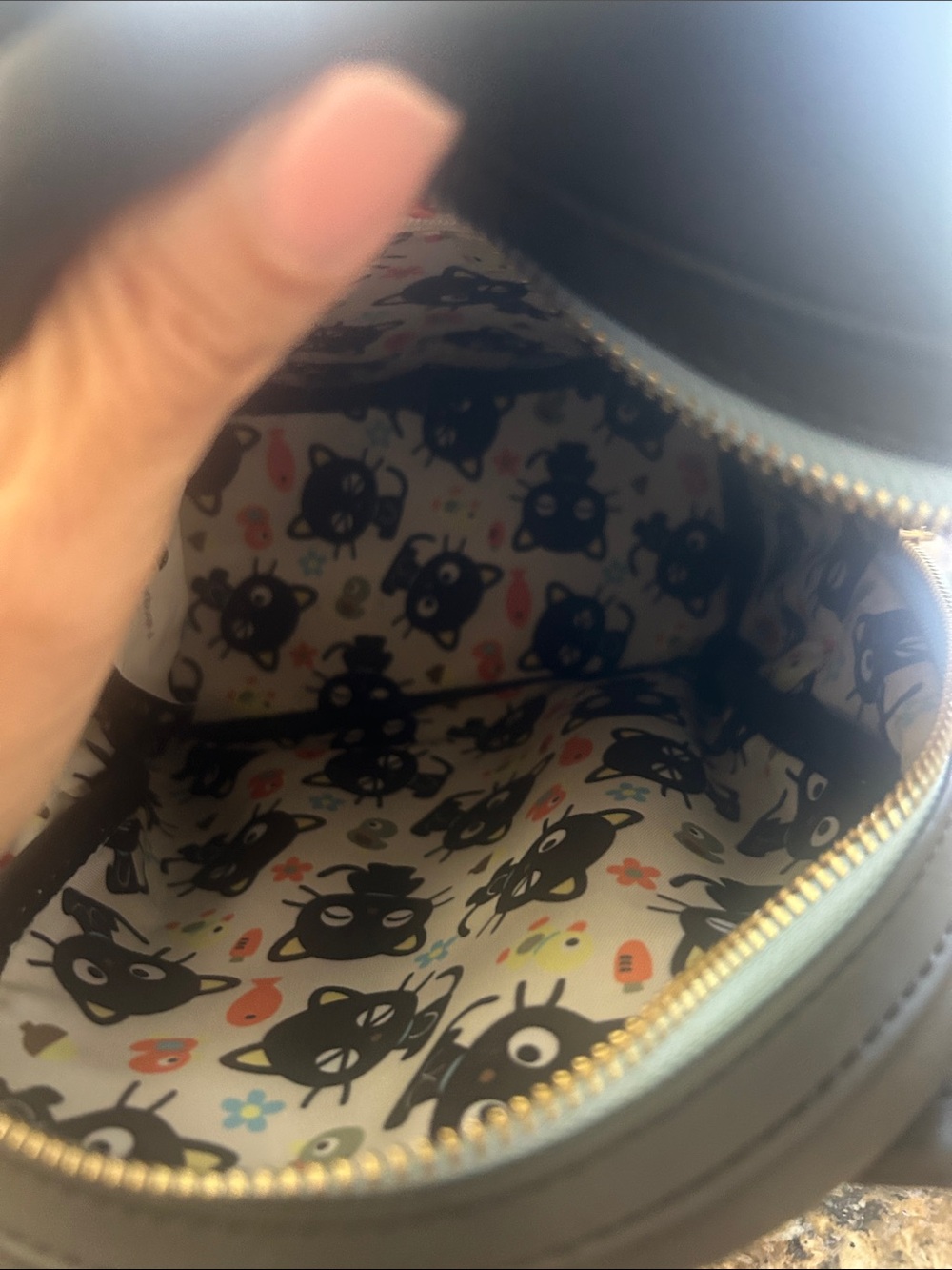 Rare Sanrio choco cat Lounge fly Black Cat Mini Backpack Rare Choco Cat - Picture 5 of 7